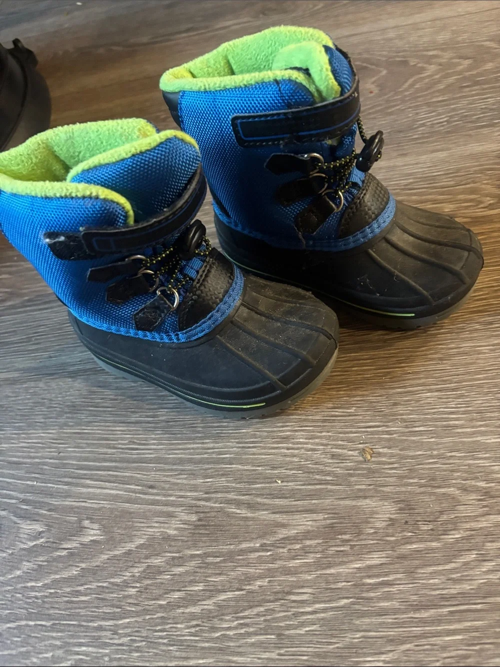Kids Waterproof Winter Boots - Blue Green